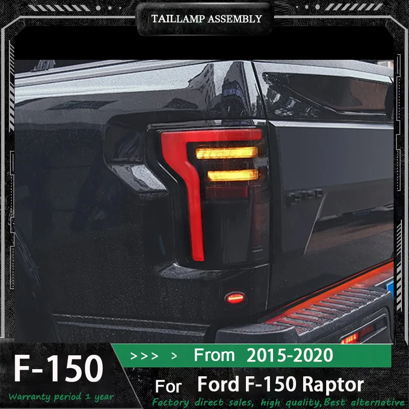 

Car Tail Lamp For Ford F150 2015 2016 2017 2018 -2020 Tail Light Modified LED Taillamp Taillight Turn Signal Lamp Brake Light