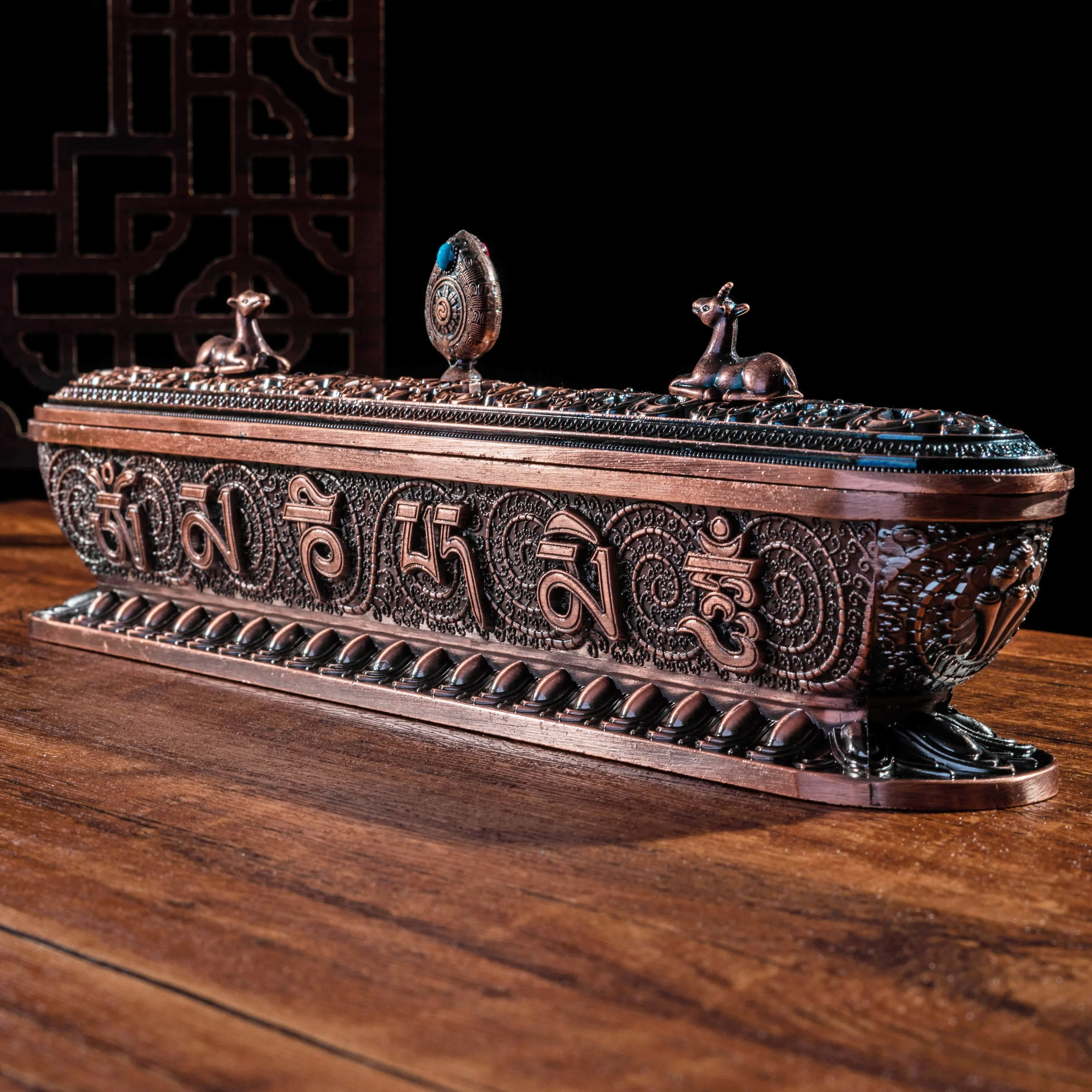 Tibetan Incense Sticks Burner, Metal Censer, Incense Holder, Zen Home Decoration Accessories