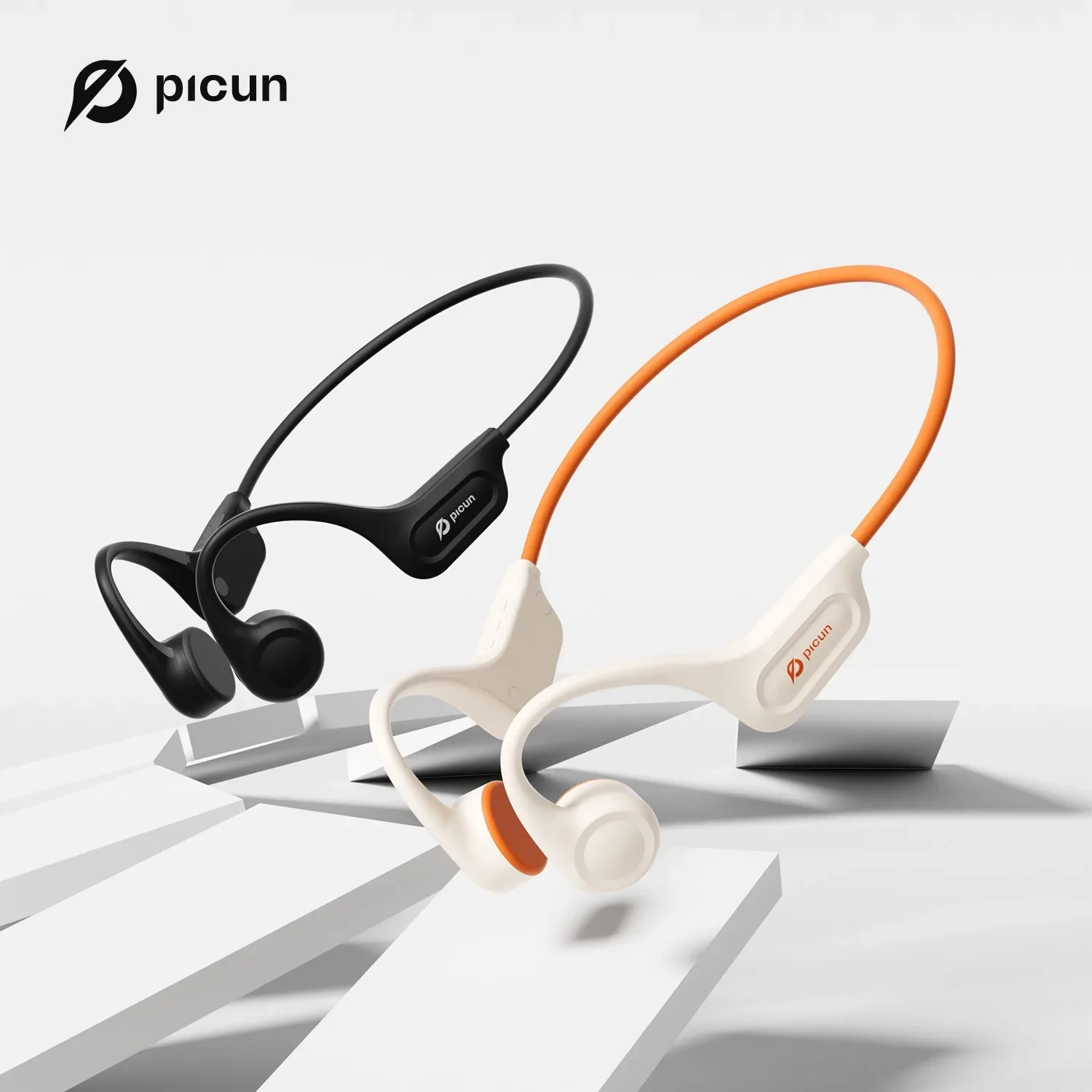 

Picun T1 Wireless Bone Conduction Headphones,Open Ear Sports Bluetooth Headset Built-in Mic and IPX7 for Workouts, Night Running