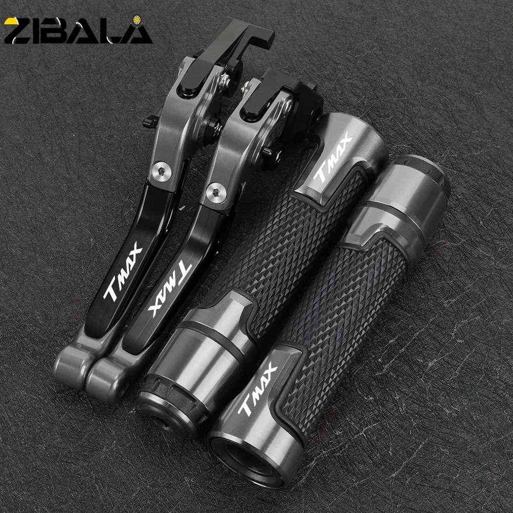 

Motorcycle Accessories Brake Clutch Levers Handlebar Grip Handles bar Hand Grips FOR YAMAHA T-MAX TMAX 500 530 560 2008-2023