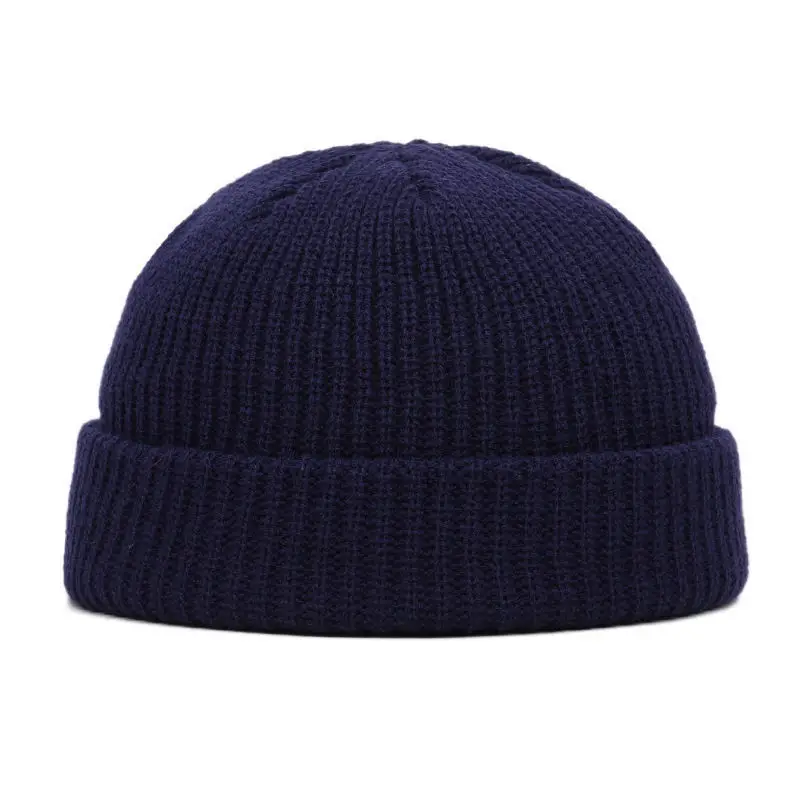 Knitted Hat for Men & Women Caps Wool Fashion Simple Warm Skullies Beanies Solid Autumn Winter Beanie Cap Trendy Style, image 14