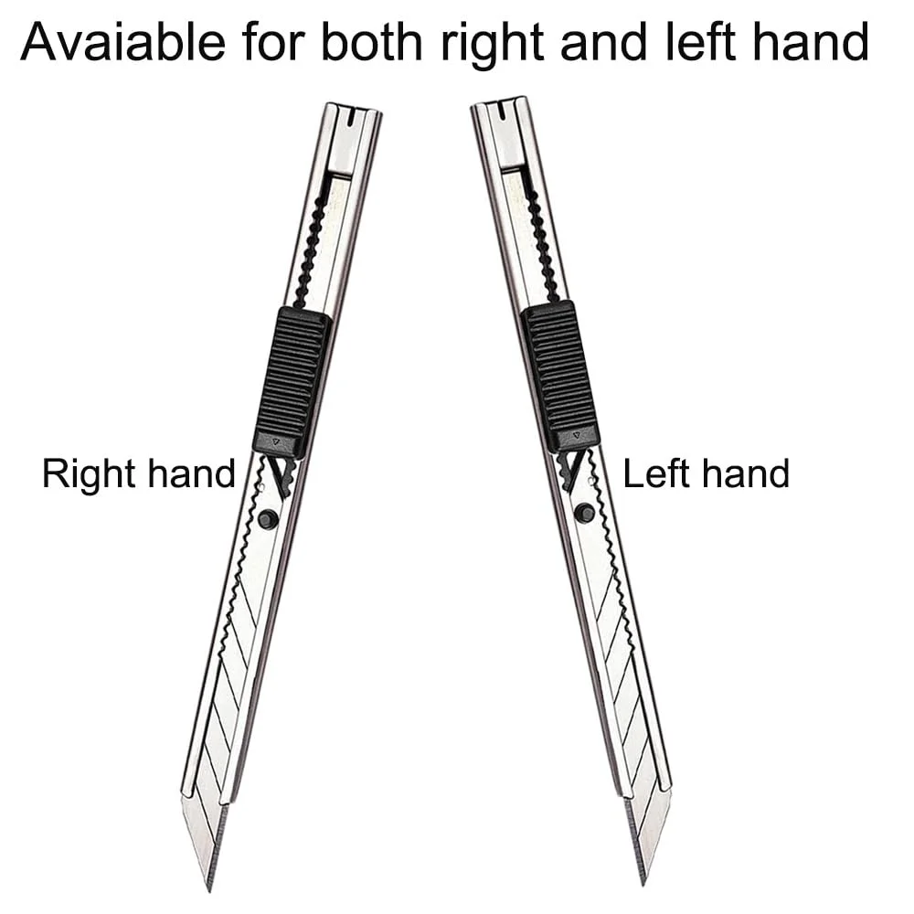 1/5/10 قطعة سكّين متعدّد الاستخدامات الفولاذ المقاوم للصدأ ورقة قطع صندوق أدوات القطع عدة شفرات عدم الانزلاق Unboxing سكين الحرف اليدوية نحت أدوات