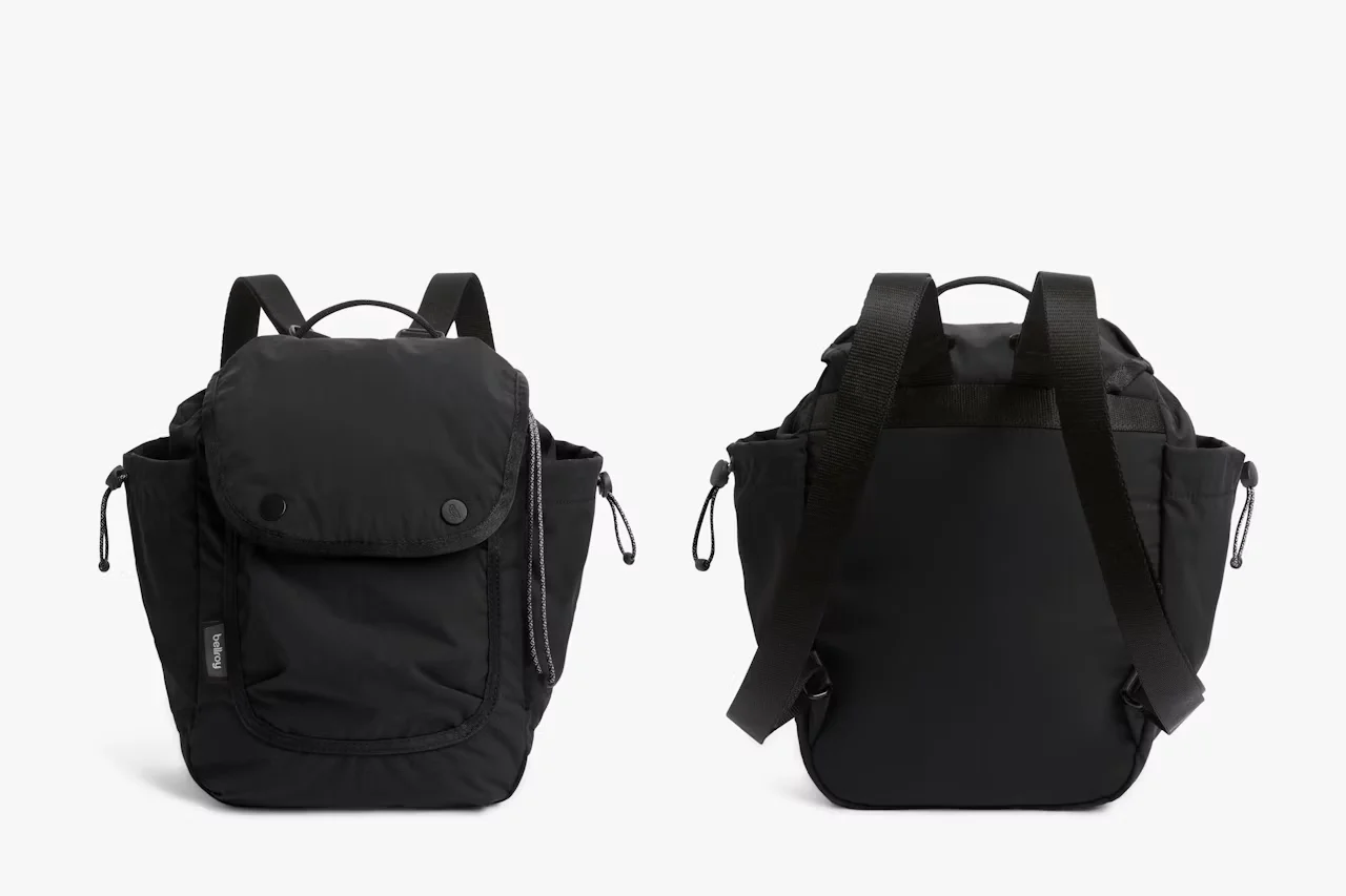 Bellroy Cinch Minipack 9L Drawcord Backpack Ultra-Light Mini Daypack Water-Resistant Commuter Travel Single Shoulder Purse