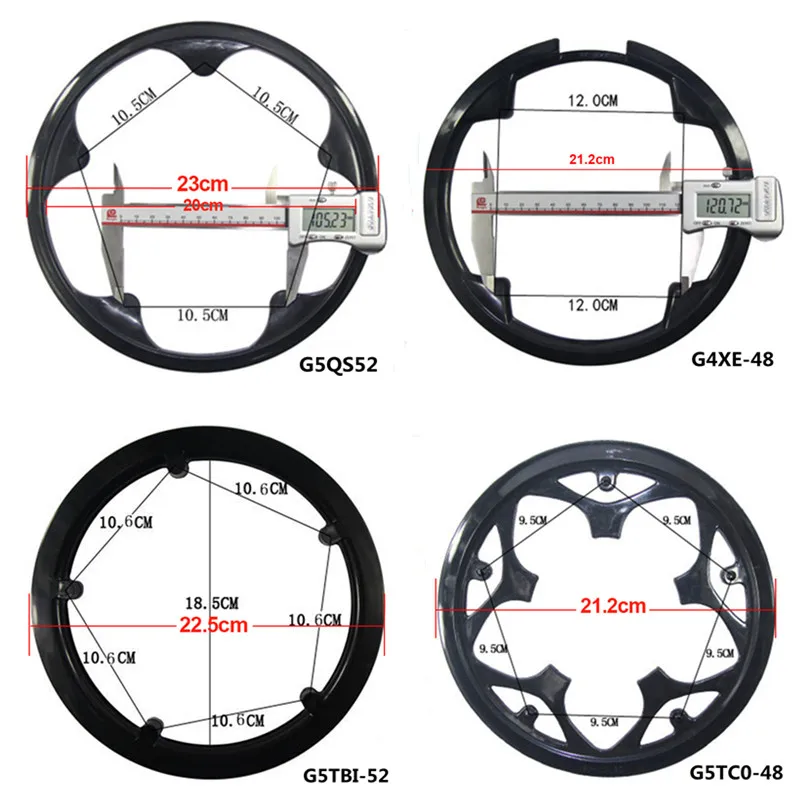 Bicycle Cycling Crankset Protect Cover Bike Chainring Crank Chain Wheel Guard Bike Chainwheel Protector