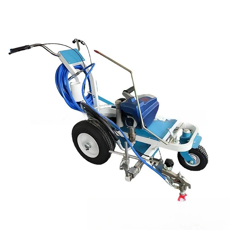Cold spray road marking machine Automatic road parking space drawing and marking machine Hand push cold spray marking machine