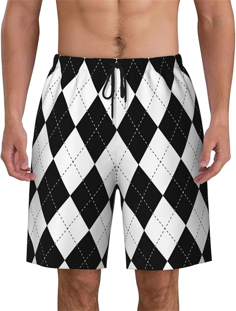 

Cartoon Pattern Beach Shorts 2026 New Men 3d Printed Swimming Shorts Quick Dry Surfing Board Sports Swim Trunks Y2k Men Clothing