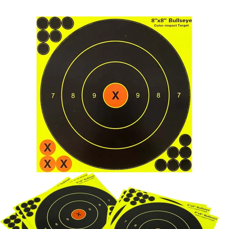 20 * 20Cm Shooting Practice Splash Color Changing Target Sticker