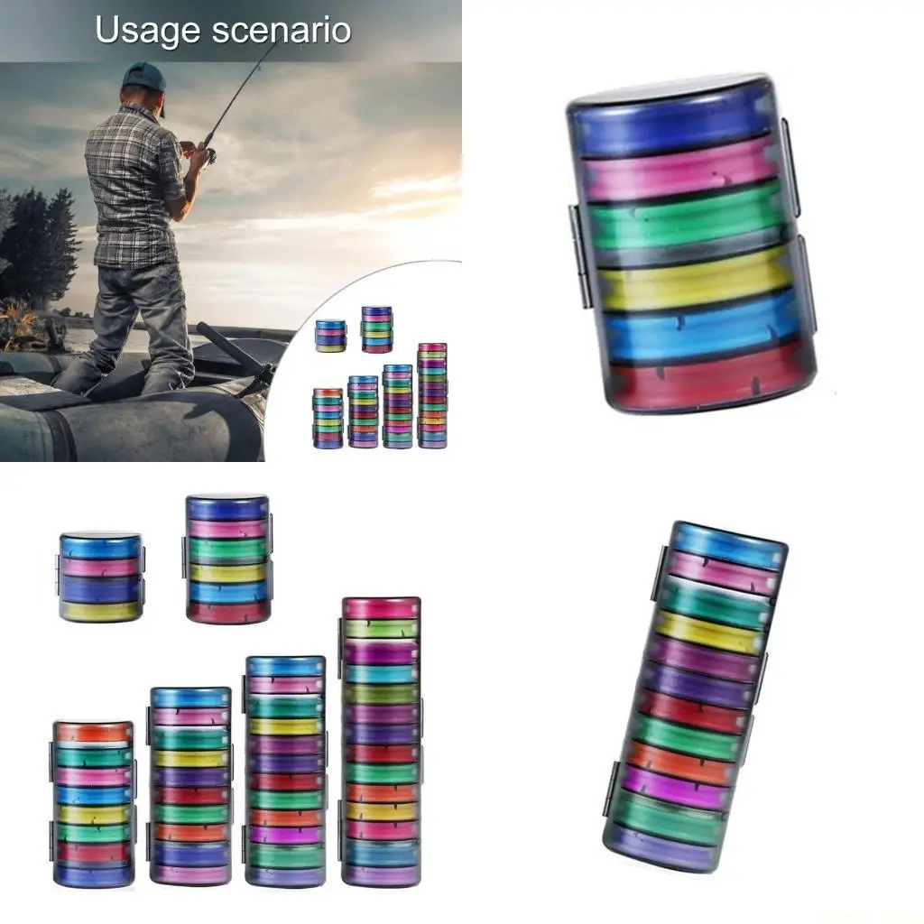 

U2JB Fishing Line Organizers Winding Board Plates Line Keeper Fishing Main Line Box