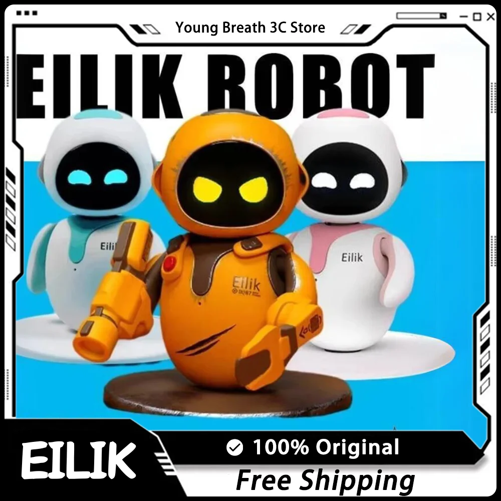 Eilik AI Emotional Interaction Intelligence Robot Pet Companion Smart Robot Intelligent Desktop Pet Robot Model Custom Toy Gift