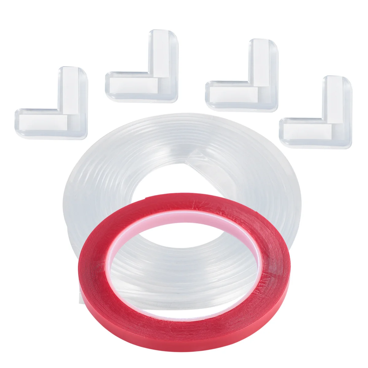 مجموعة واحدة من غطاء زوايا الطاولة الموثوق به، سهل التركيب، آمن مضاد للخدش لتعلم الطفل على المشي، واقي زوايا الطاولة #1