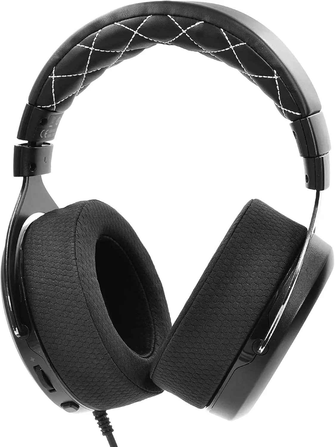 Hs70 pro tecido respirável mais grosso atualização qualidade earpadssubstituição almofada de ouvido copo compatível com corsair hs50 pro hs60 hs7