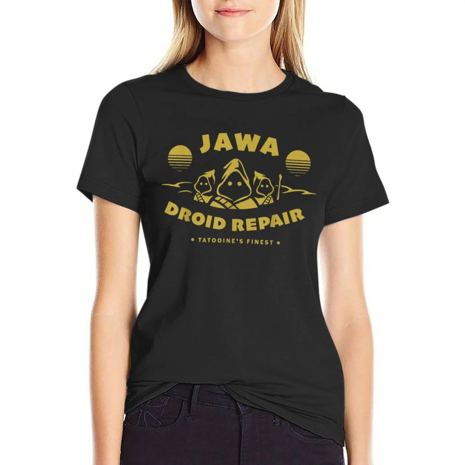 Jawa Droid T-Shirt cute tops anime cute clothes customizeds designer clothes Women luxury