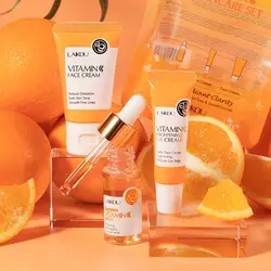 LAIKOU Vitamin C 3pcs/set Skin Care Sets Face Cream Moisturizing Care Face Cream Serum Wrinkles Eye Kit Anti U1S4