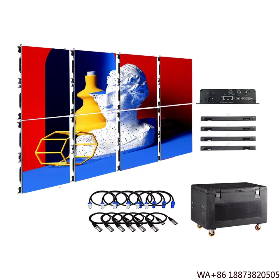 

Светодиодный дисплей общего использования 500x500 мм, аренда внутреннего экрана, рекламная видеостена