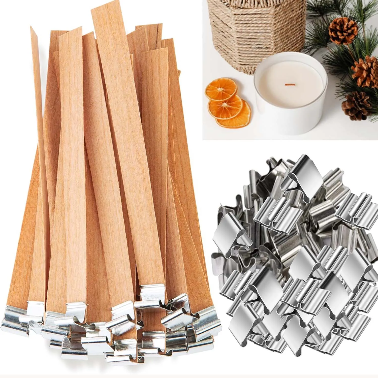 Wick Wooden Candle …