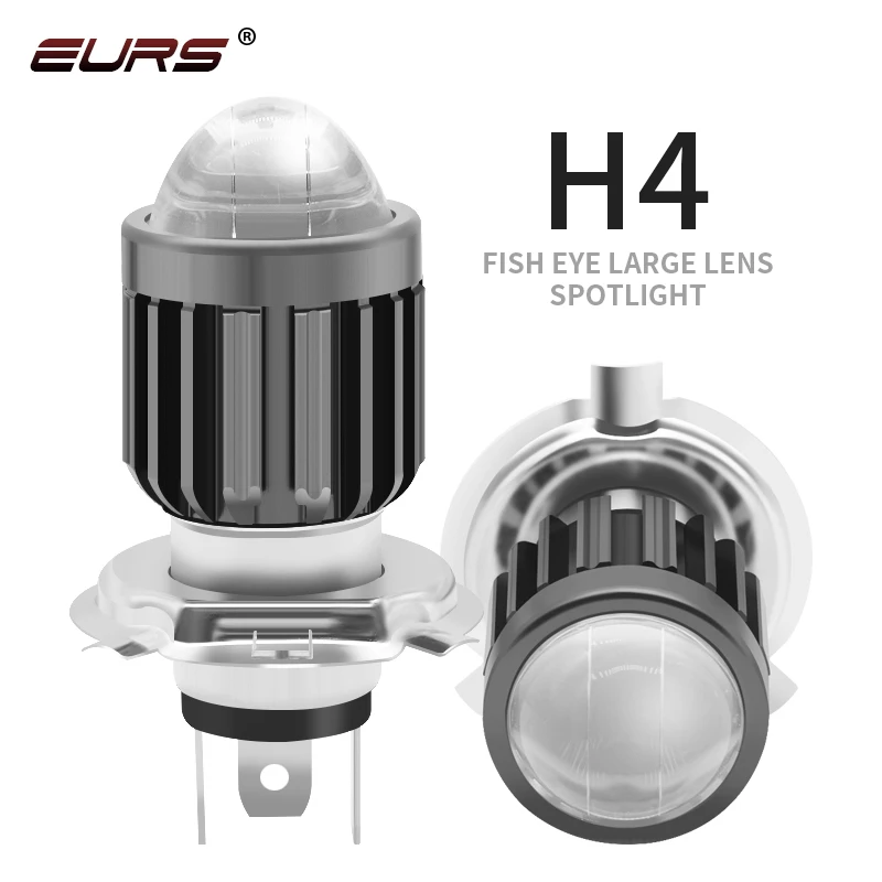 H4 LED H6 BA20D P15D Светодиодные лампы для мотоциклетных фар CSP Lens Белый Желтый Hi Lo Лампа Двухцветный Мото Скутер Аксессуары 12 В