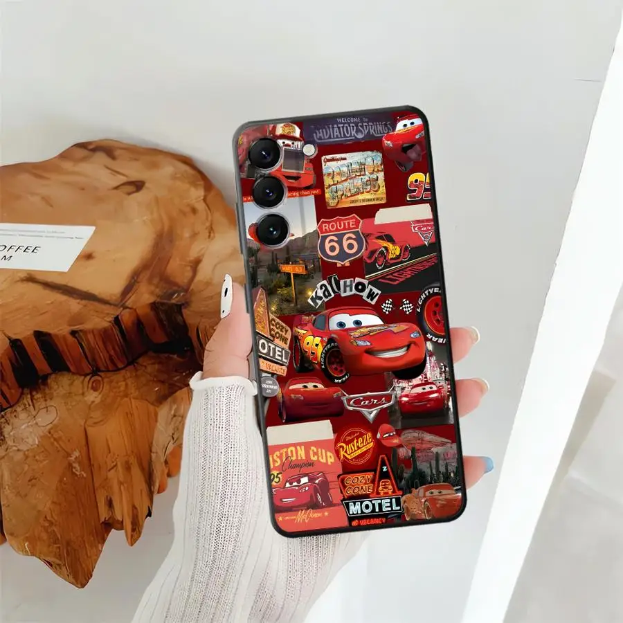 Etui na telefon Disney Cool McQueen z miękkim tyłem do Samsung Galaxy A04 A03 A07 Note 20 Ultra 9 10 A05 A06 A30 A40 A10 A20 A01 A02