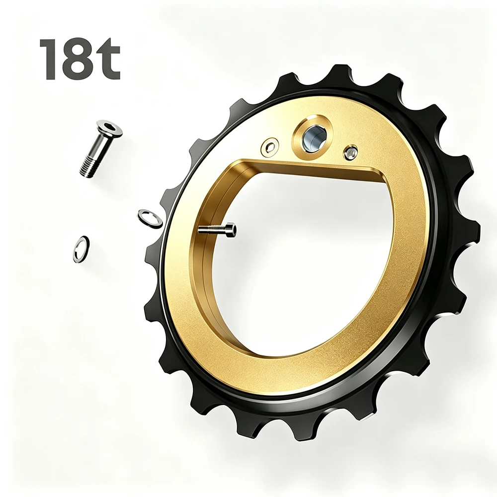 18T Ultraleichtes Hohlkeramiklager-Schaltwerksrad für 9/10/11/12-Gang QED R8000 R7000 Rennrad DIY – Detail 14