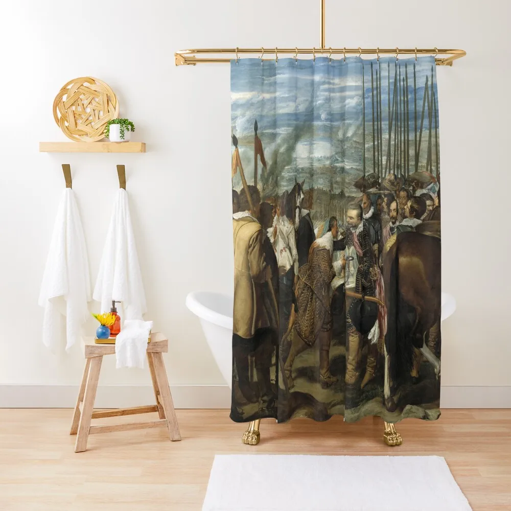 

The Surrender of Breda by Diego Velazquez Shower Curtain Shower Set For Bathroom Shower Bath Curtain