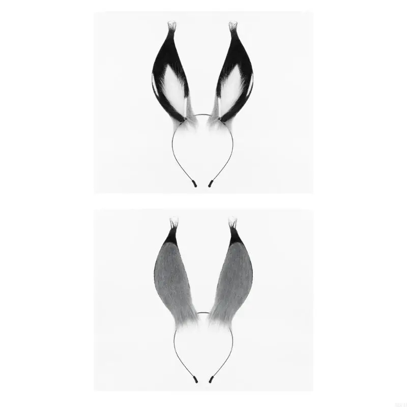 Băng đô trang phục thỏ hoạt hình M6CD để nhập vai và ngày lễ