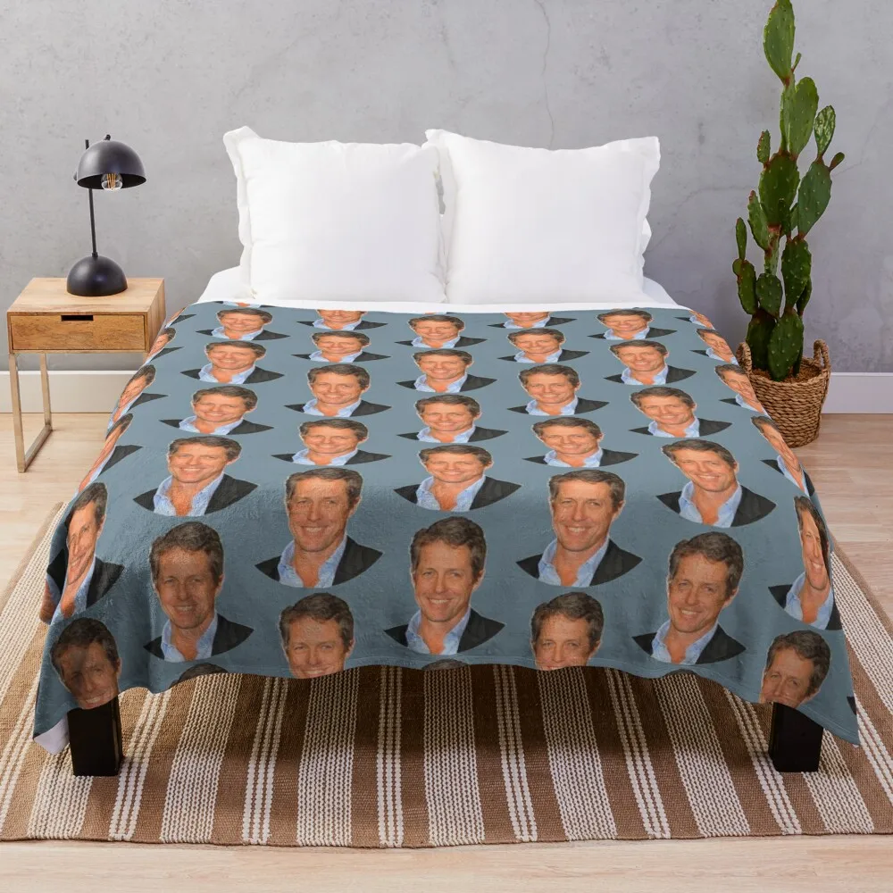 

Hugh Grant - funny Throw Blanket for winter Moving Beautifuls Blankets