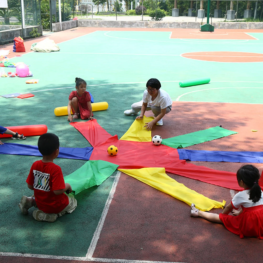 

Throwing Umbrellas Octagonal Rainbow Coordination Toy Educational Physical Plaything Portable Hand Strength Exercise