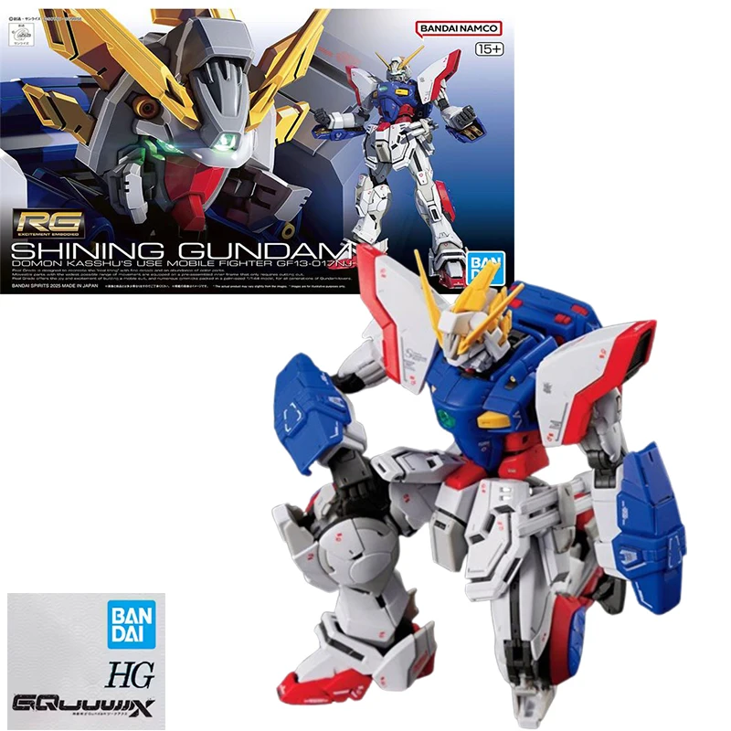 

Bandai Spot RG 42, Flash Gundam GF13-017NJ, мобильный боевой G, персонаж аниме, экшн-собранная модель, коллекция игрушек, подарок для мальчика