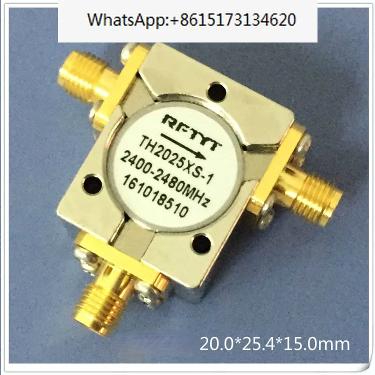 2.4G Coaxial SMA RF Ferrite Circulator Frequency 1.8-3.8G Multi-network Optional Transceiver Common Antenna