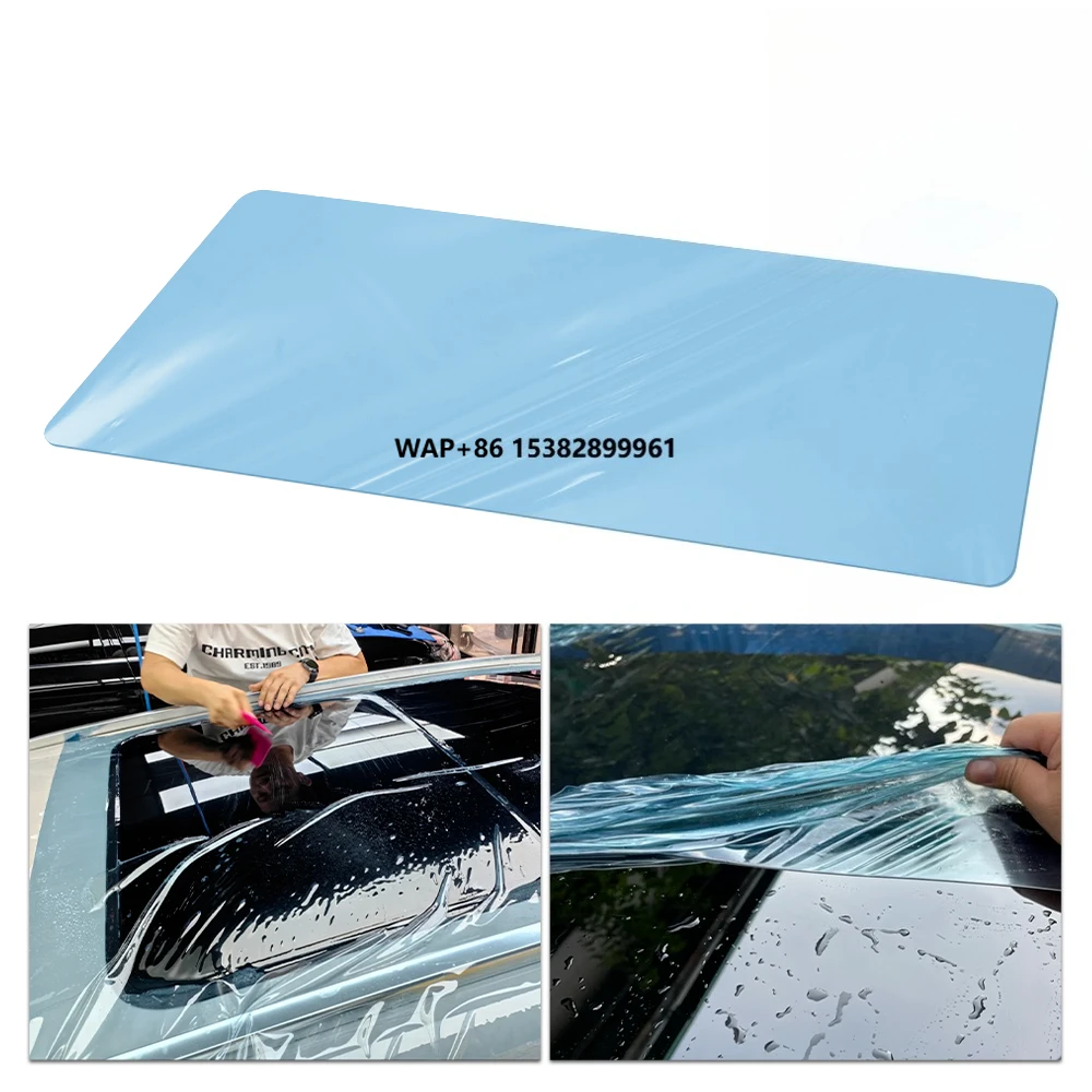 

Panoramic Sunroof Film for Car 7.5MIL Sky Blue Car Sunroof Protection Wrap Film