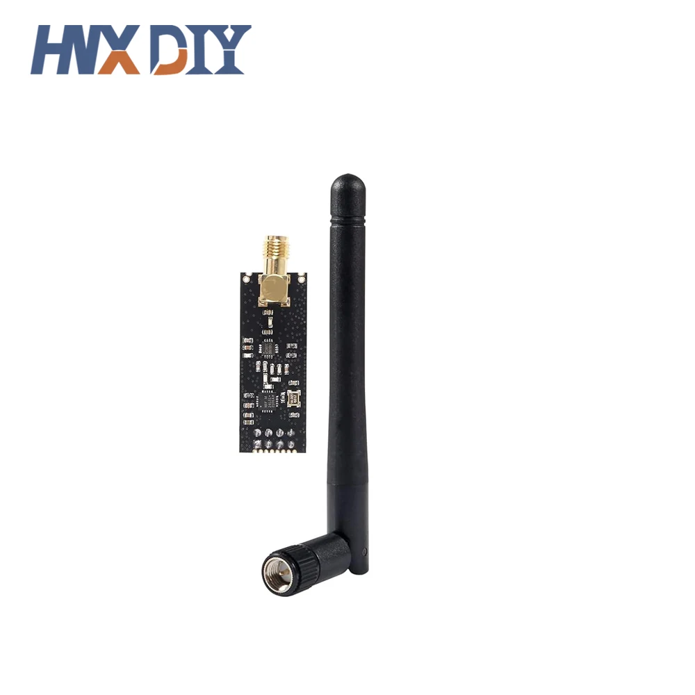 1-10 sztuk modułów bezprzewodowych 2,4G 1100-metrowych modułów bezprzewodowych NRF24L01+PA+LNA na duże odległości (z anteną) — zdjęcie produktu 5