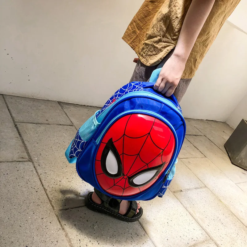 Children's backpack cartoon cute reducing burden large capacity backpack kindergarten personalized printed Spider Man backpack