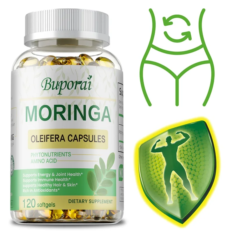 

Moringa - for The Immune System, Energy and Metabolism, Promotes Digestive Health, Supports Healthy Skin, Joints, Hair