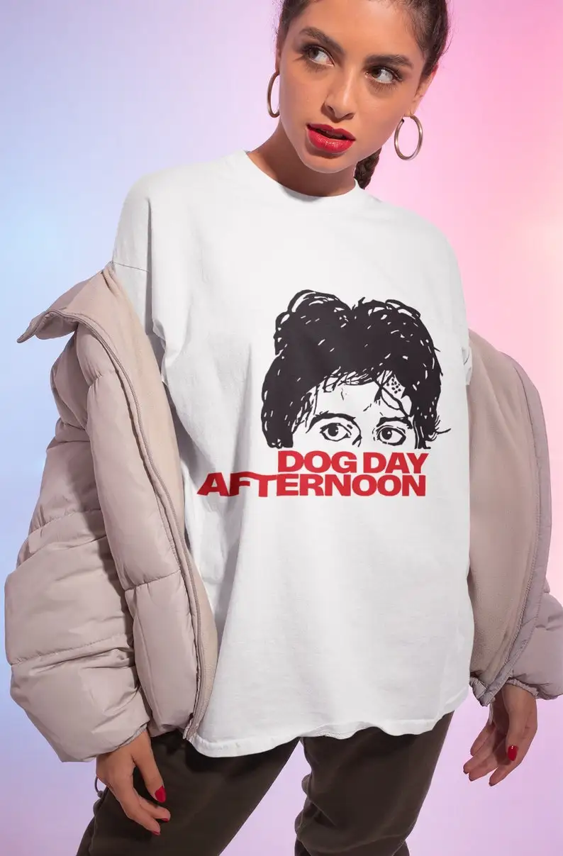 Dog Day Afternoon Movie Tee Shirt, Unisex, Al Pacino Vintage Movie T-shirt, Gift for Movie Lovers Cinephile, Retro Classic