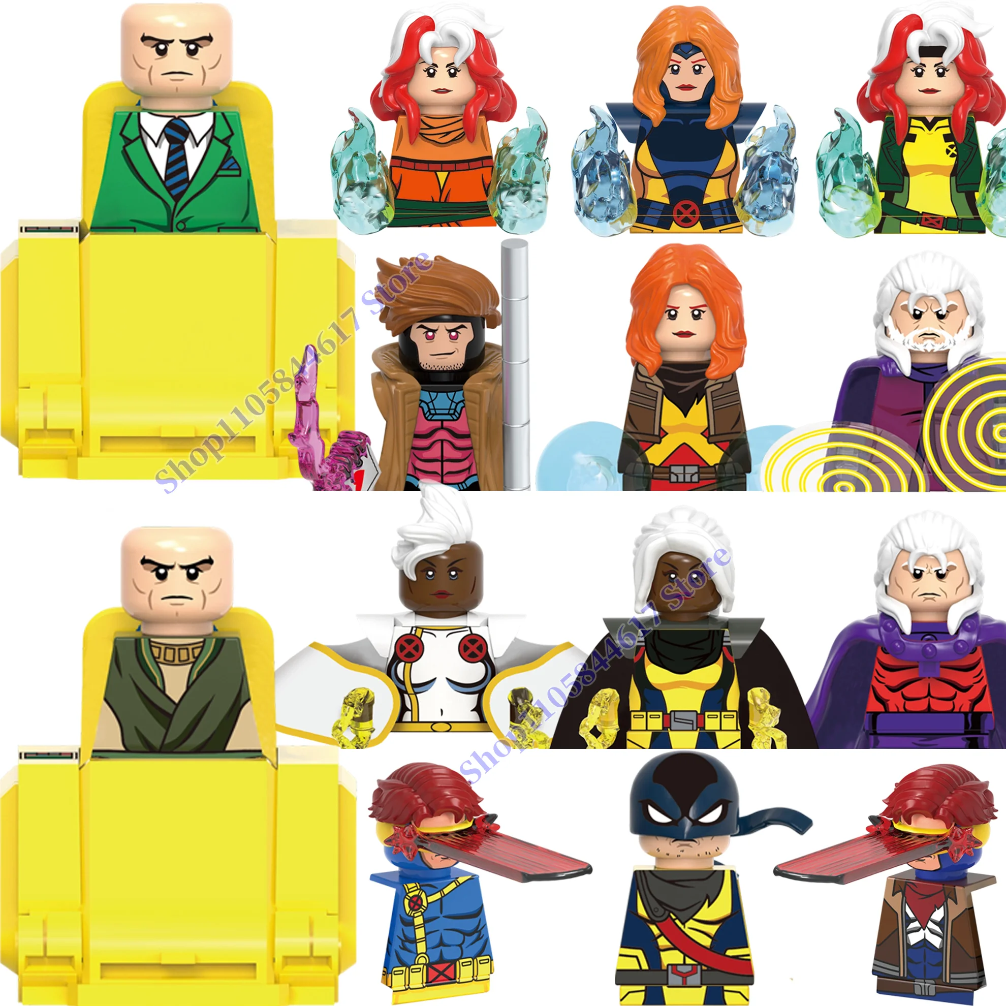 New Superhero classic heroes and villains characters building blocks mini action figures Brick toys party giveaways
