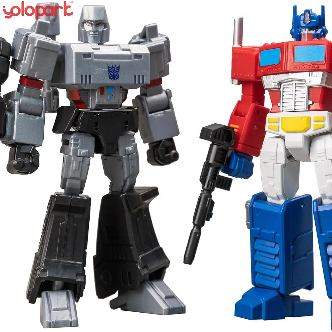 YOLOPARK Optimus Prime y Megatron Transformer Toy Paquete de 2 Figuras de acción AMK Mini Series Transformers G1