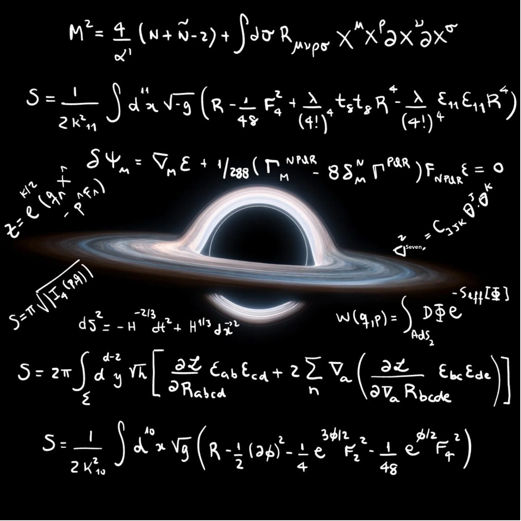 Black Hole Theory Cotton T-Shirt Unisex Loose Fit Short Sleeve Printed Physics Academic Casual Comfortable Breathable Summer Tee