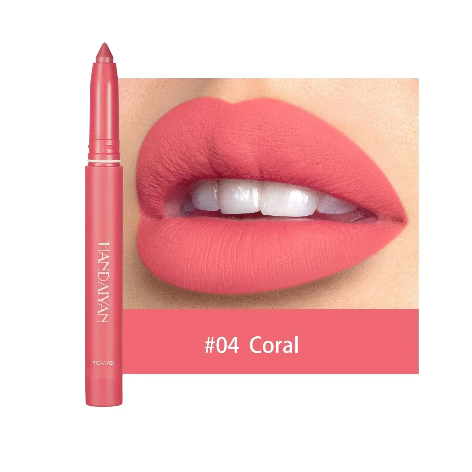 Heallor Nude Roze Matte Lippenstift Pen Matte Effen Lipgloss Waterdichte Langdurige Lippenstift Potlood Lip Liner Pennen Lippen Make Up 1