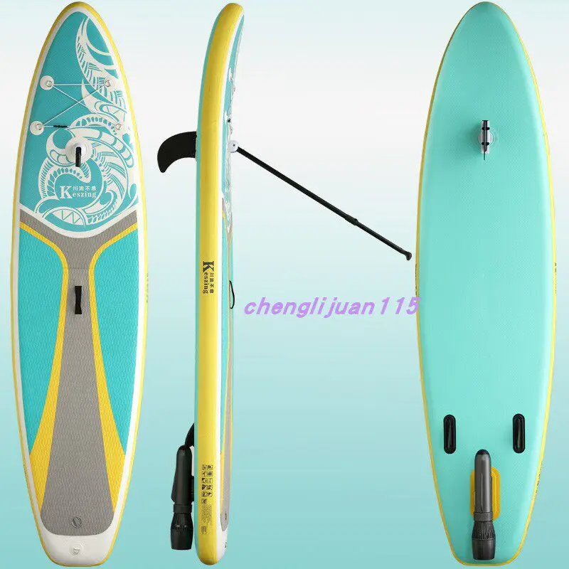

Motor-Ready Inflatable SUP Paddle Board Thruster Compatible Surf Bodyboard Portable Water Power Sled