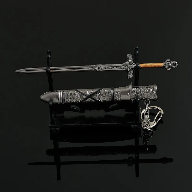 12cm Conan exila la espada de Atlantis cuerpo a cuerpo arma modelo de aleación decoración de escritorio adornos colección artesanías regalos juguetes niños