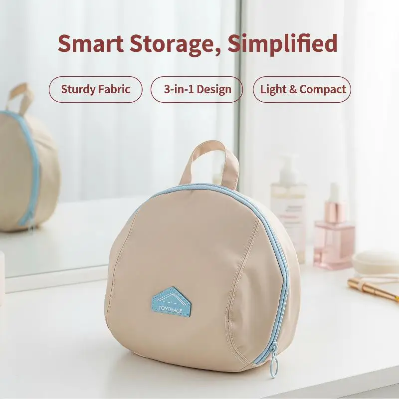 3-in-1 Portable Waterproof Oxford Cloth Bra Storage Bag Zipper For Travel Lingerie Organizing