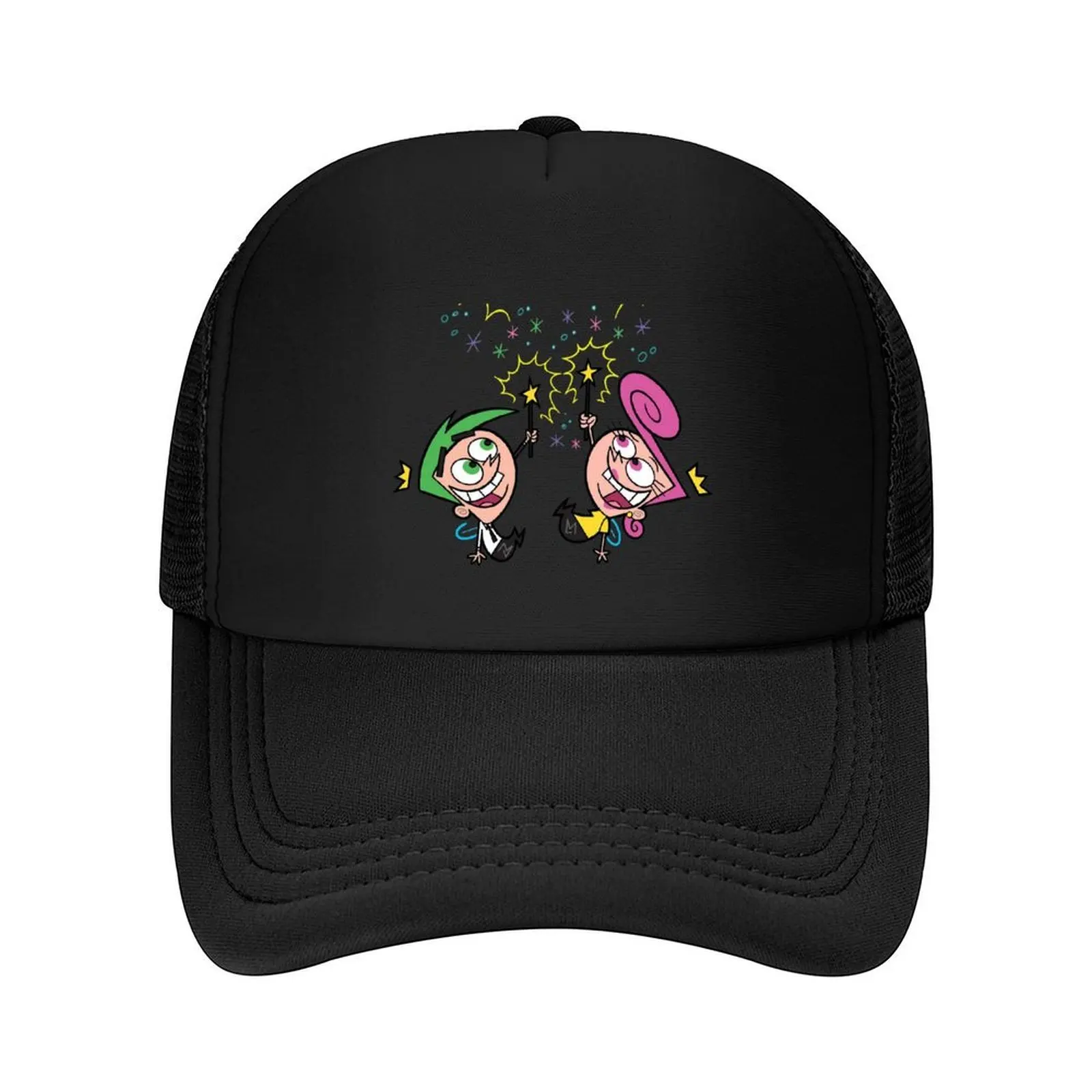 

Fairly Odd Parents | Cosmo and Wanda Baseball Cap Beach Outing Luxury Hat Snapback Cap Fishing cap Mens Hats Women's