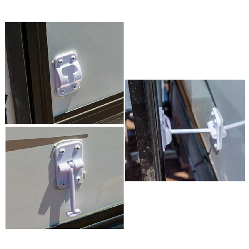 1Pcs RV T-Style Door Holder Catch Latch For Camper Trailer Cargo Hatch - Durable Plastic External Expansion Accessory