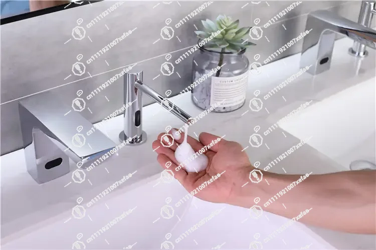 High quality black automatic foam soap dispenser