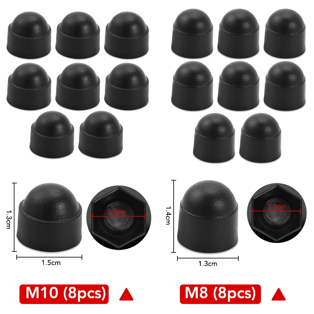 16Pcs/Set Universal Auto Screw Protection Cap for Toyota Corolla Yaris C-hr Hilux E150 Land 200 Camry 55 Rav4