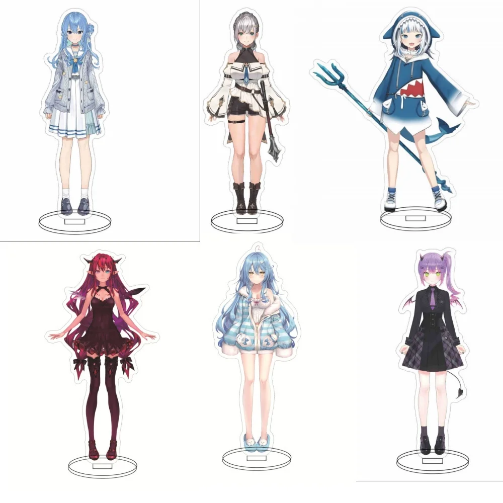 

Trendy Anime Hololive Vtuber Figure Hosimati Suisei Cosplay Shirakami Fubuki Nakiri Ayame Inugami Korone Acrylic Stand Mode