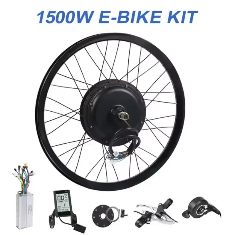 จักรยานไฟฟ้าชุด 48V 52V 72V 1000W-5000W Strong Power พร้อมแบตเตอรี่ลิเธียมสําหรับ EBike