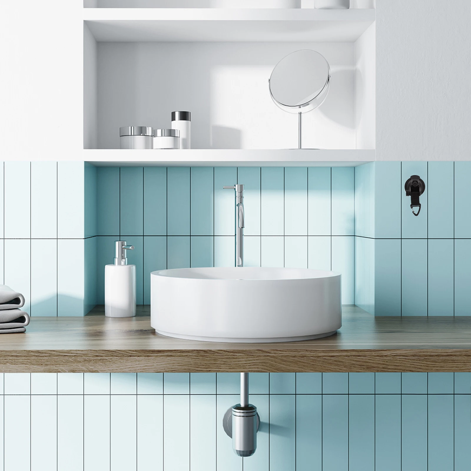 

4pcs Tent Suction Cup Hooks Heavy Duty Camping Hooks Wind Resistant Fixing Lightweight Durable Hook Clips For Tarp Fasteners