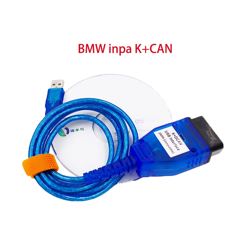 Inpa K+CAN K+DCAN USB Interface FT232RL Chip BMW Diagnostic Line Blue With Switch