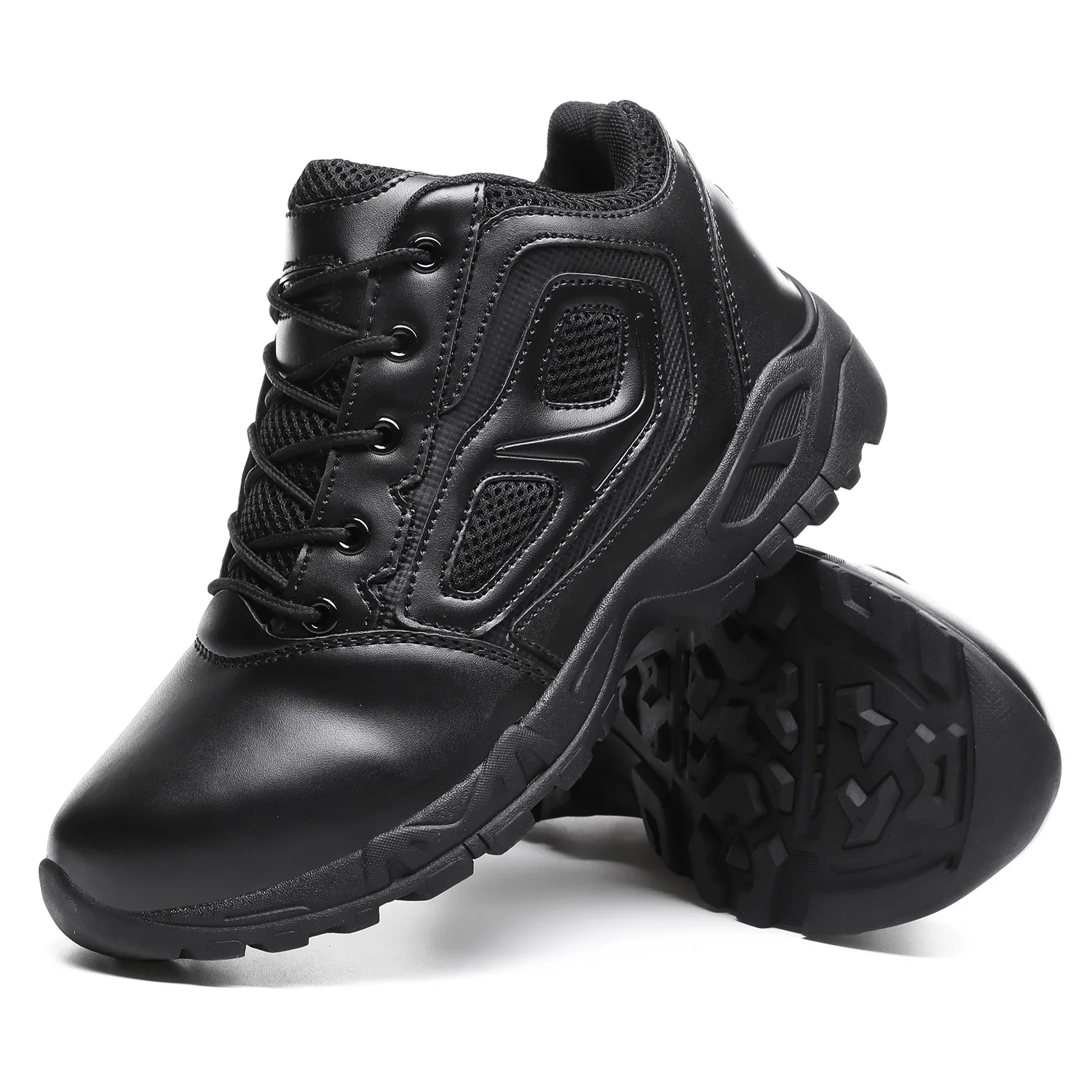 Men Tactical Boots Men\'s Desert Waterproof Lace Up Low Top Work Shoes Male Outdoor Ankle Boots Breathable Tactical Running Shoes