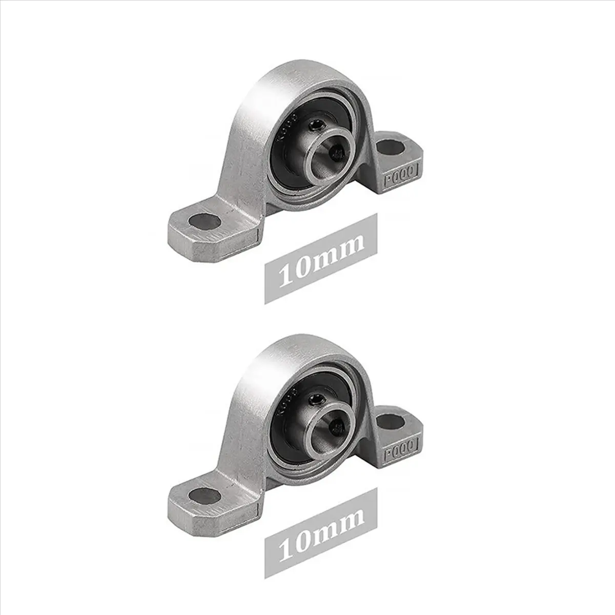 [A23G] 8 Pcs Bearing Housing Flange Bearing 10mm KP000 Ball Bearing Block Pillow Block Bearing for Spare Parts for 3D Printer